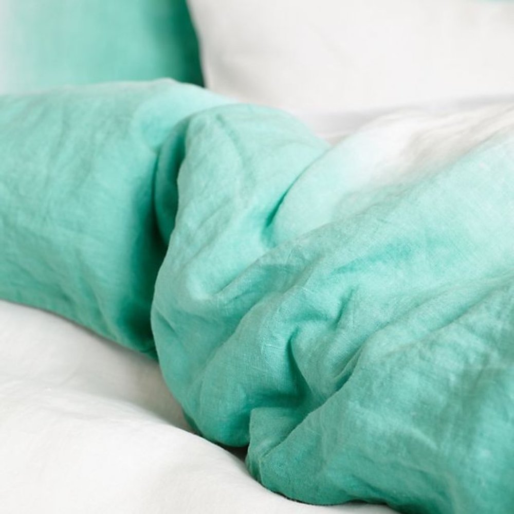 Anthropologie aqua king duvet cover!